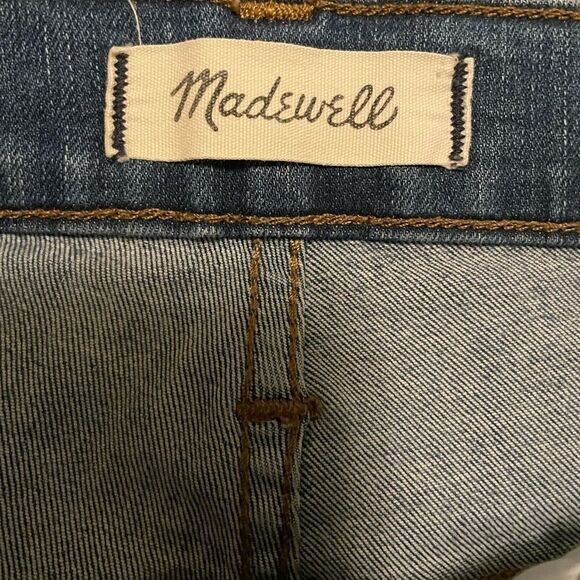 MADEWELL denim jeans 10” high rise skinny 26 - Picture 5 of 6